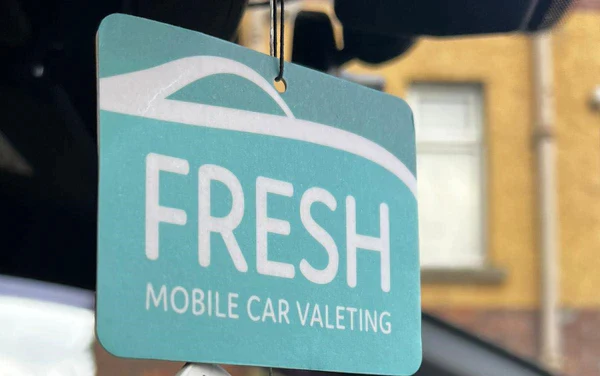 Printed Air Freshener with Fresh Car Valeting Logo (Qty 140)
