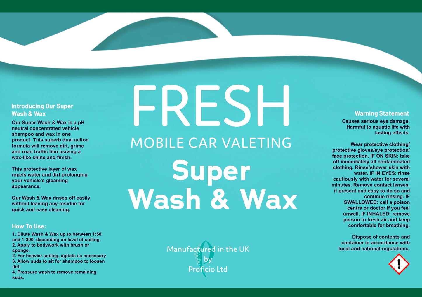 Shampoo and Wax