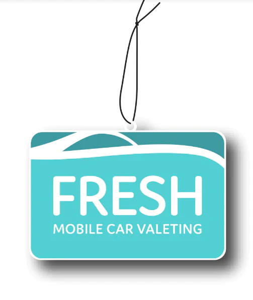 Printed Air Freshener with Fresh Car Valeting Logo (Qty 140)