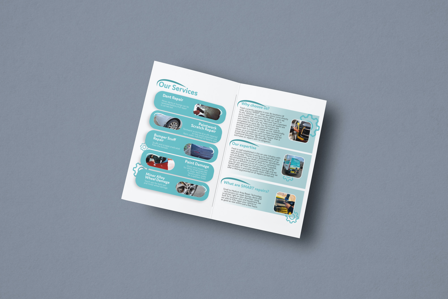 SMART Repairs Half Fold Leaflets (Qty 500)