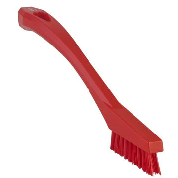 Vikan 4401 Detail Brush, 205mm, Very Hard in Red