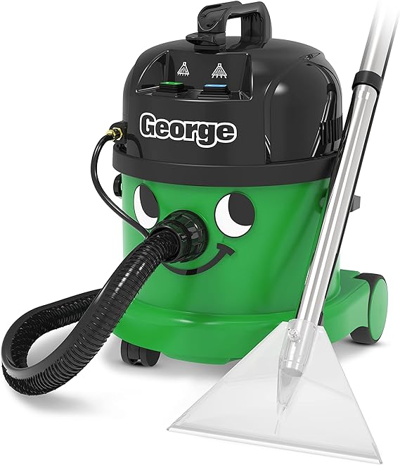 enry W3791 George Wet and Dry Vacuum, 15 Litre, 1060 Watt, Green, Green / Black, 40 x 40 cm