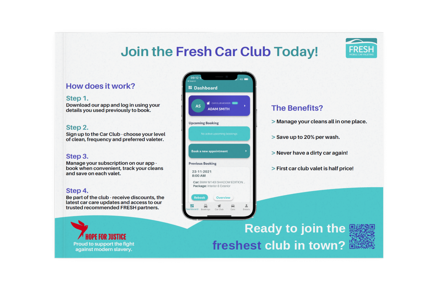 Fresh Car Club Flyers (Qty 100)