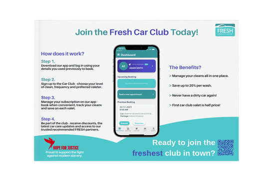 Fresh Car Club Flyers (Qty 100)