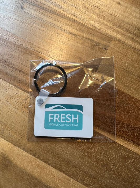 Fresh Car Valeting Printed Keyring (QTY 1)