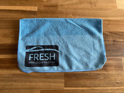 Fresh Car Valeting Printed Microfibre Cloth