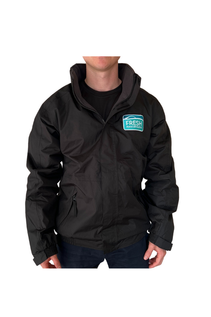 Waterproof Insulated Jacket (Black) - Branded