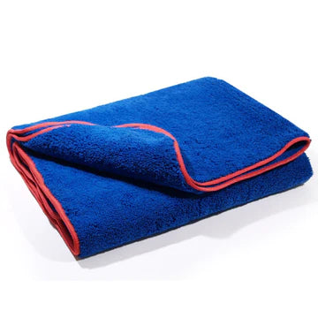 Thick Dark Blue Microfibre Drying Towel